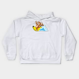 Monkey Banana boat Kids Hoodie